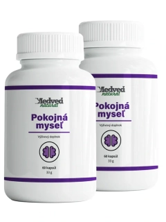 2x Pokojná myseľ po 60 kapsúl (120 kapsúl spolu)
