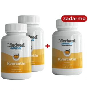 Kvercetín komplex 60 kapsúl 2+1 ZADARMO (180 kapsúl spolu)